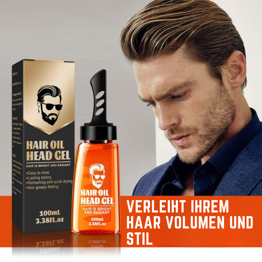 2-in-1 Men's Styling Gel with Built-In Comb, Light Non-Greasy Hold, 100ml 5