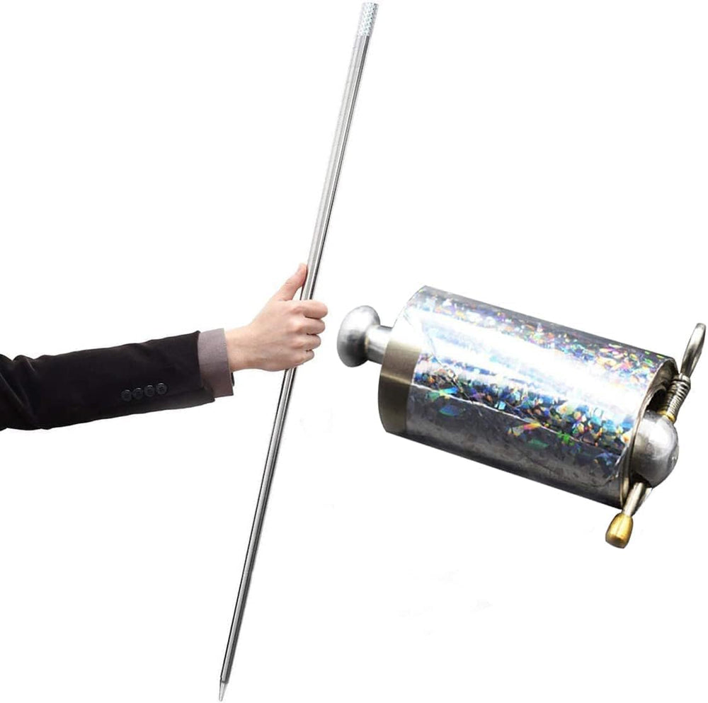 Extendable Steel Magic Wand with Silver Finish for Stage Illusions 2