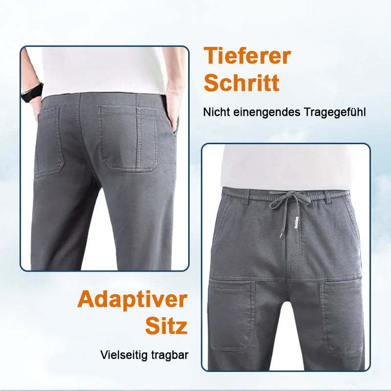 Men's Stretch Cargo Pants in Nylon/Spandex with 6 Pockets, Water Repellent, Quick Dry 16