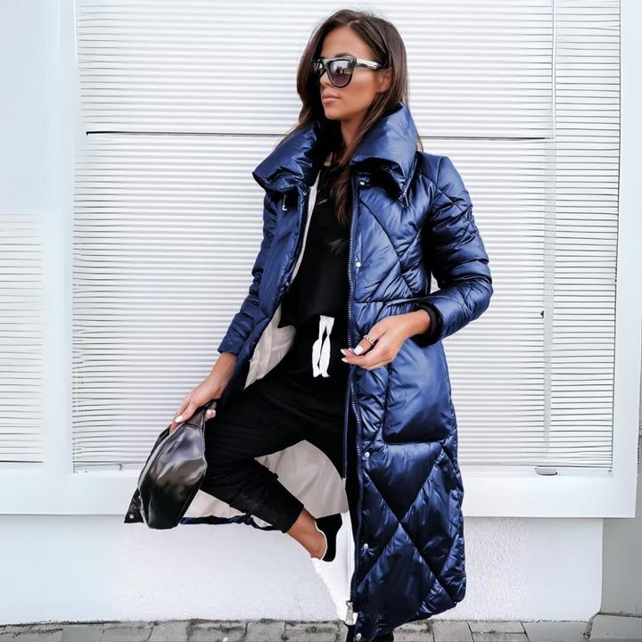 Elora Long Down-Filled Winter Coat for Women - Windproof & Water-Repellent 3