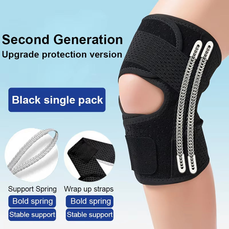 Knee Support Wrap with Adjustable Compression System 8