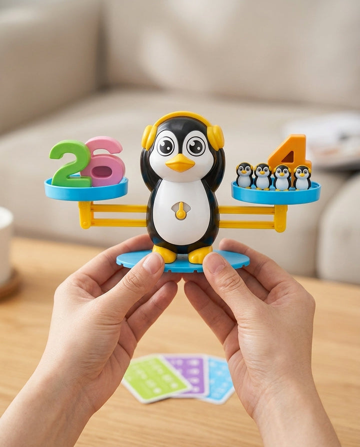 Number Balance Toy for Toddlers, Hands-On Math Learning Set 7