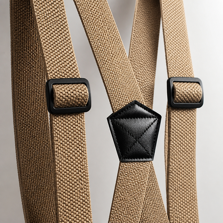 Men's Heavy-Duty Elastic Suspenders, 1.5 Inch Wide with Metal Clips, X or Y Back 6