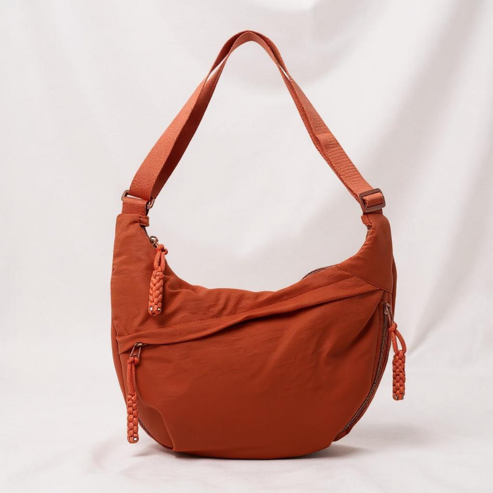 Shoulder Bag - Adjustable Strap, Multi-Pocket Nylon Crossbody 2