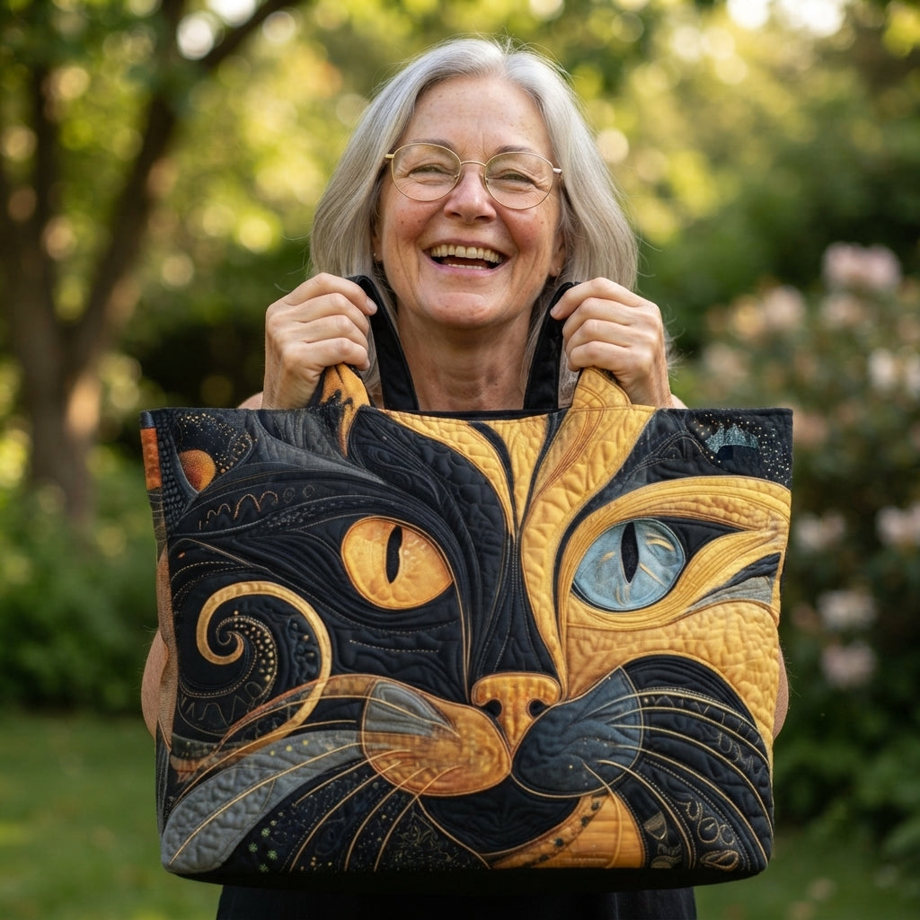 Handmade Soft Quilted Everyday Tote Bag 3