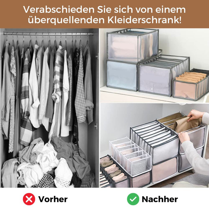 Wardrobe Organizer Bags for Folded, Wrinkle-Free Clothes in Drawers and Closets 3