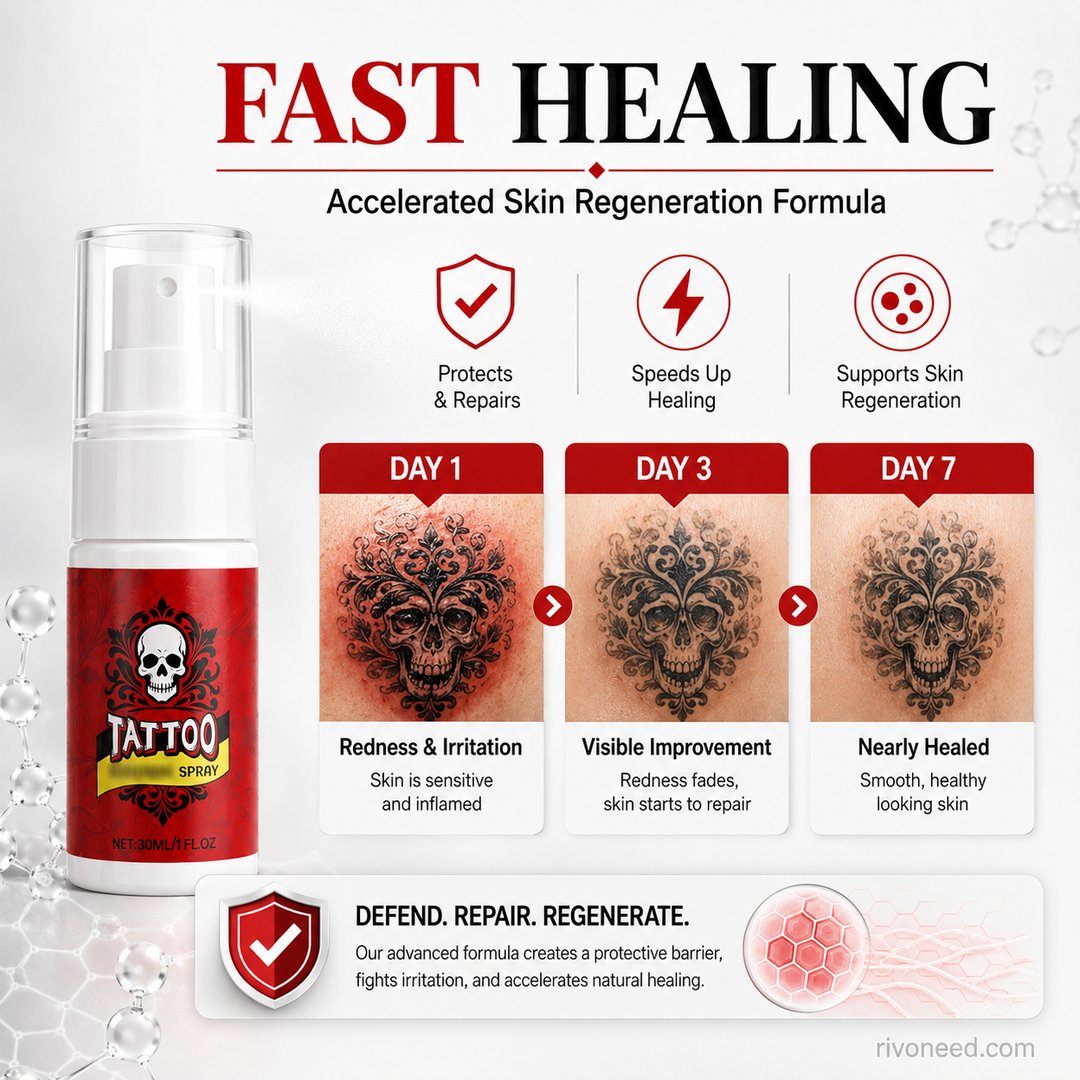 Tattoo Hydration Mist for Bold, Vibrant Ink Every Day 2