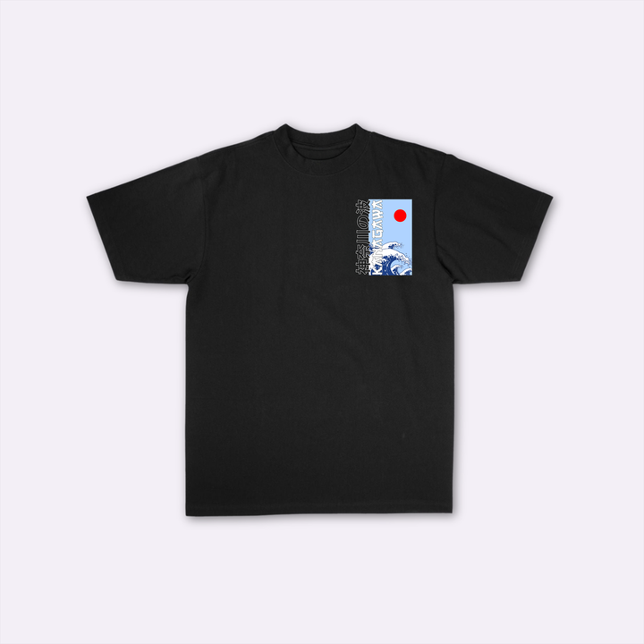 Great Wave Oversized Japanese-Style T-Shirt 6