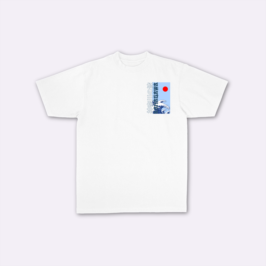 Great Wave Oversized Japanese-Style T-Shirt 4