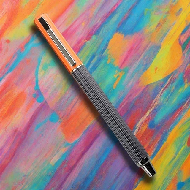 Retractable Fountain Pen with Steel Nib in Five Colors 2
