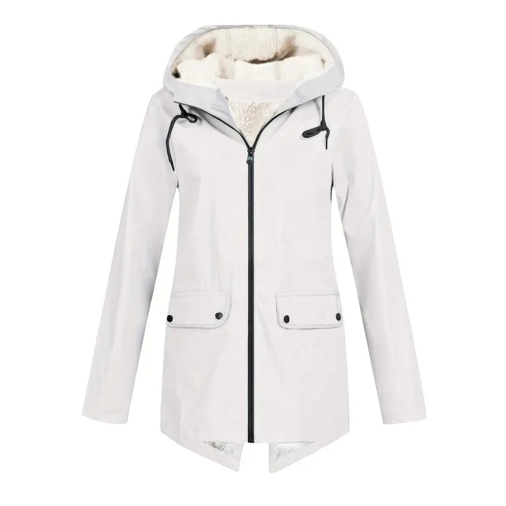 Waterproof Women's Jacket – Fleece Lined – With Hood 12