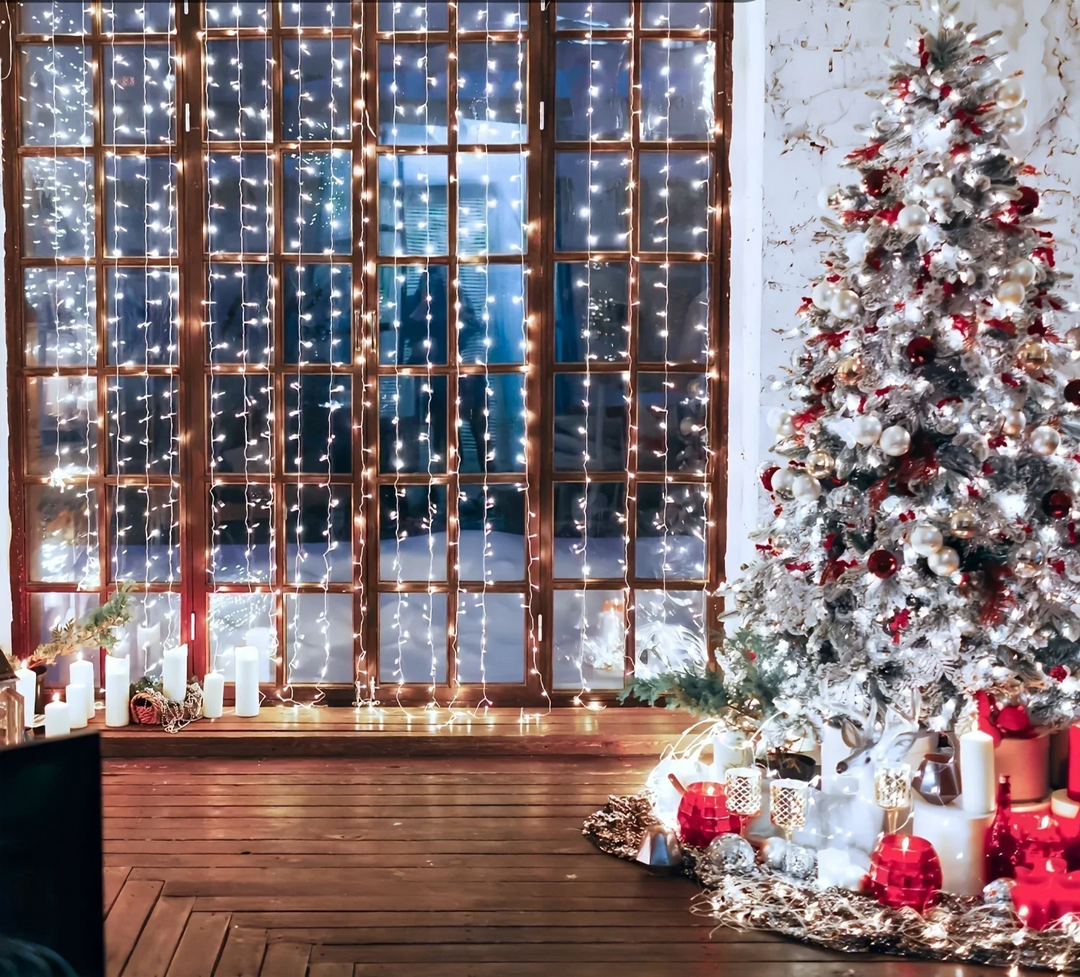 USB LED Curtain String Lights with Remote Control 5