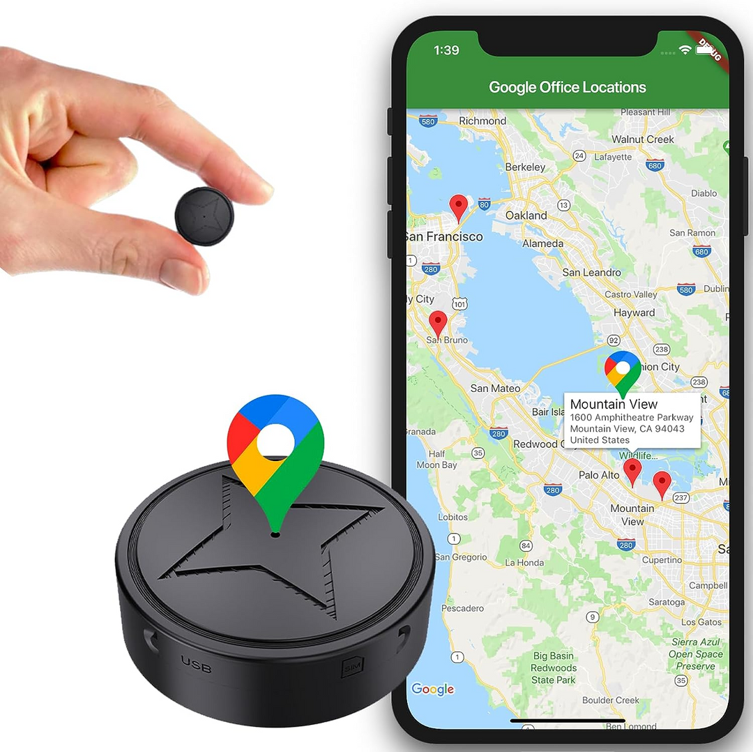 Strong Magnetic GPS Tracker with Cloud Audio Upload 1