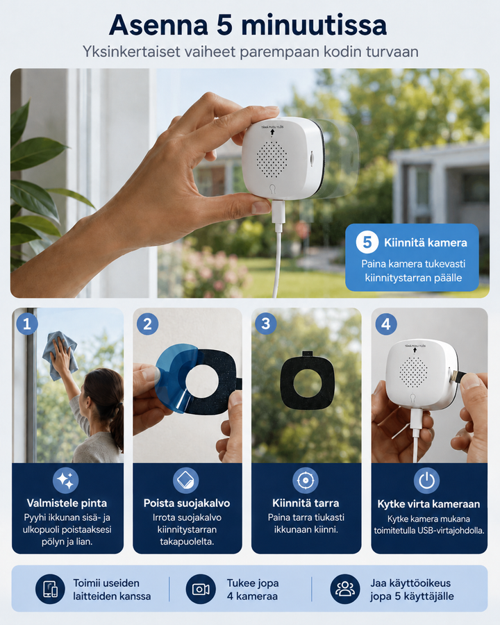 Window Watch Security Camera - Turn Any Window Into a Security Cam 7