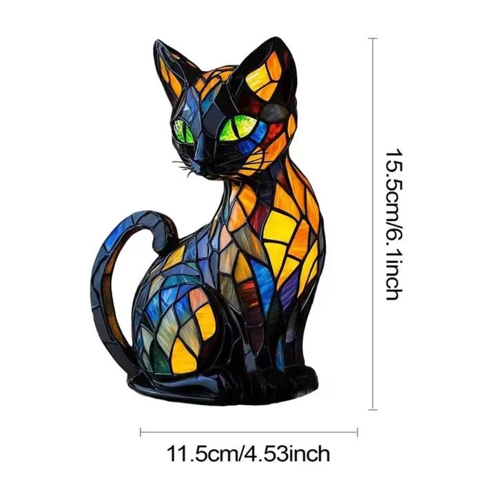 Handcrafted Glowing Cat Lamp for Cozy Ambient Lighting and Gifts 7