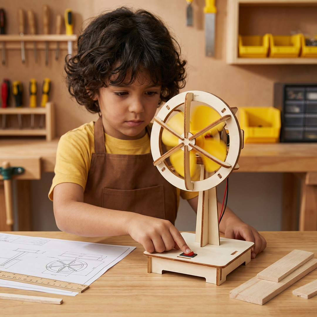 Wooden STEM Building Kit for Kids Ages 8+, Choose from 8 Models 2