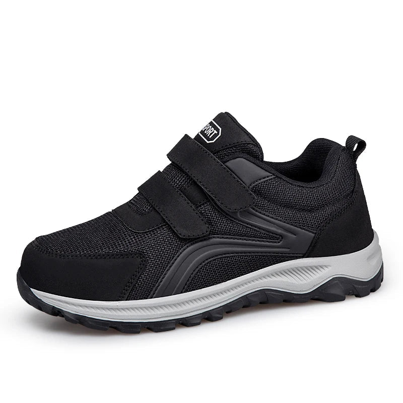 Men's Orthopedic Walking Shoes with Double Hook-and-Loop Straps and Wide Fit 15