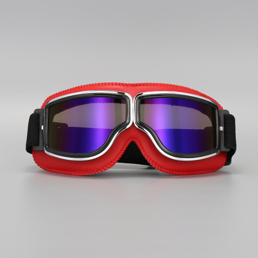 Vintage Motorcycle Goggles with Adjustable Elastic Strap 12