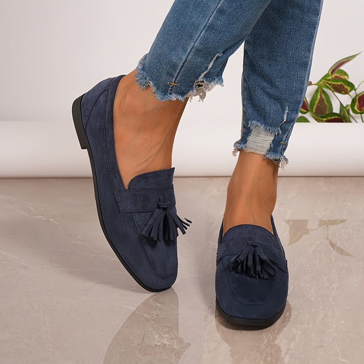 Women's Minimalist Casual Shoes with Faux Suede Finish 11
