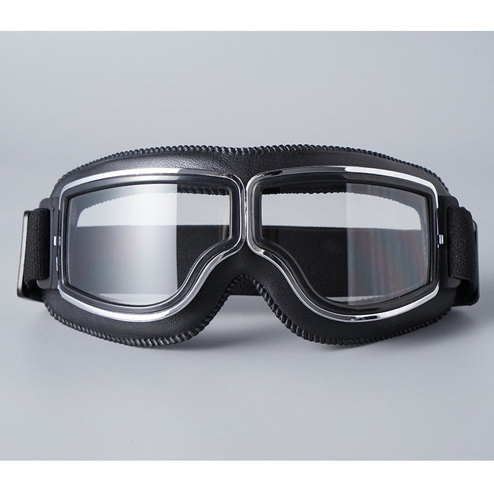 Vintage Motorcycle Goggles with Adjustable Elastic Strap 2