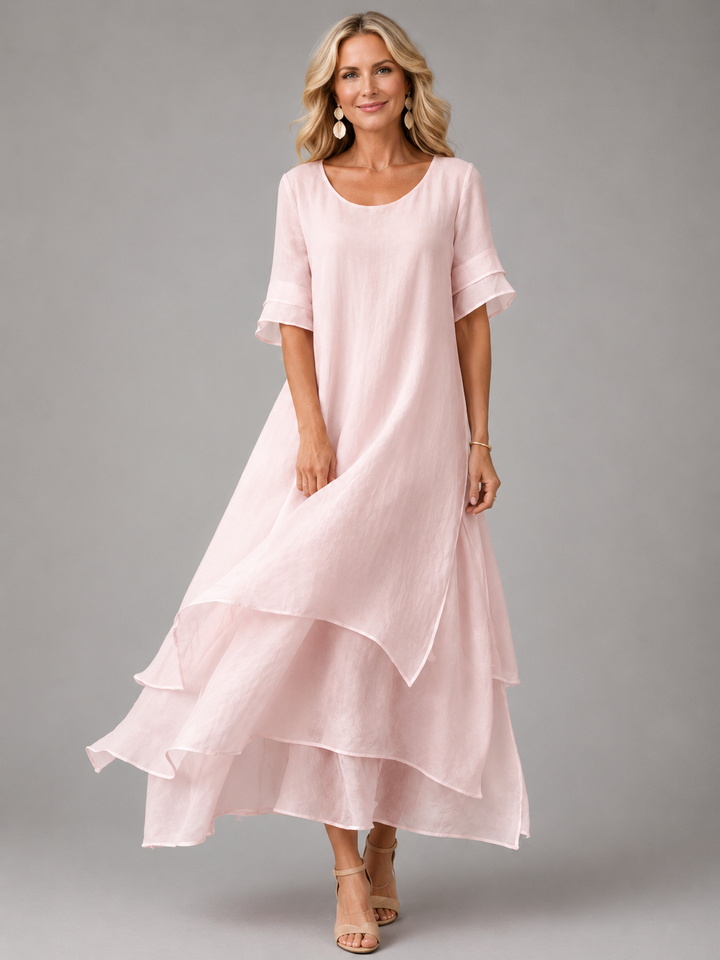 Flowing Tiered Ruffle Maxi Dress 1