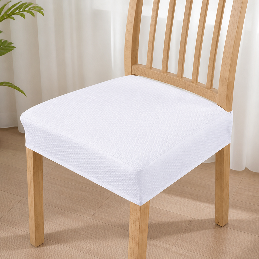 Waterproof Stretch Woven Chair Covers, Slip-Resistant Jacquard Polyester 16