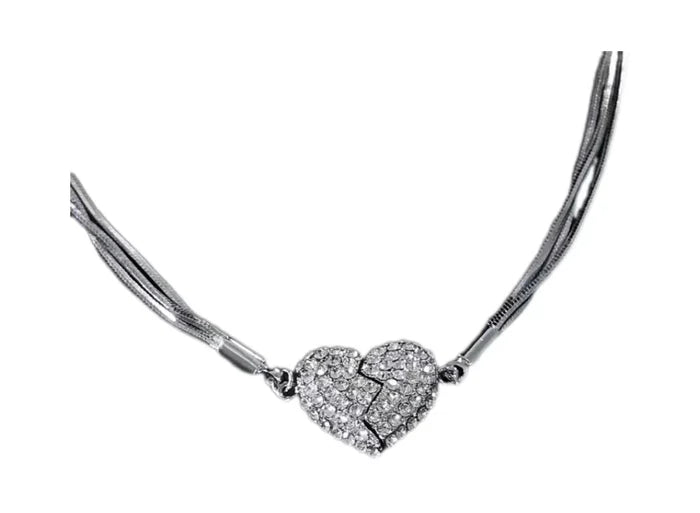 Magnetic Love Patchwork Necklace Set 4