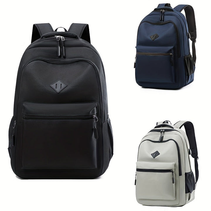 Urban School Backpack - Water-Resistant with Bottle Pocket 7