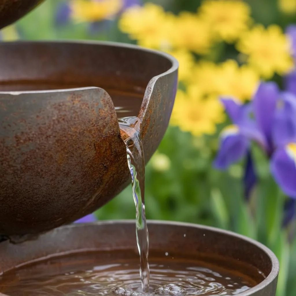 Rain Collector Bird Bath - Natural Water Source for Birds & Bees 10