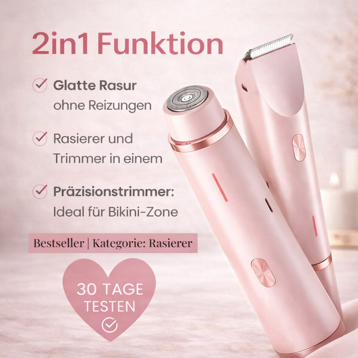 Electric Bikini Trimmer for Women, Waterproof Cordless Shaver for Sensitive Skin 6