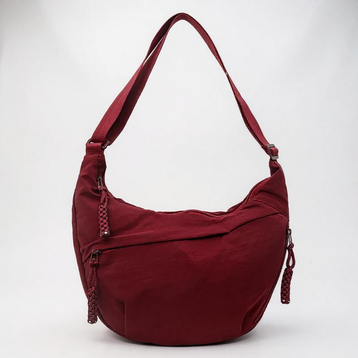 Burgundy Shoulder Bag – Elegant Everyday Crossbody 1