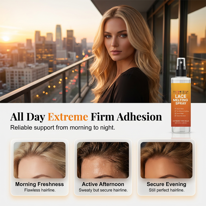 Lace Melt Spray — Featherlight All-Day Hold for Wig Confidence 5