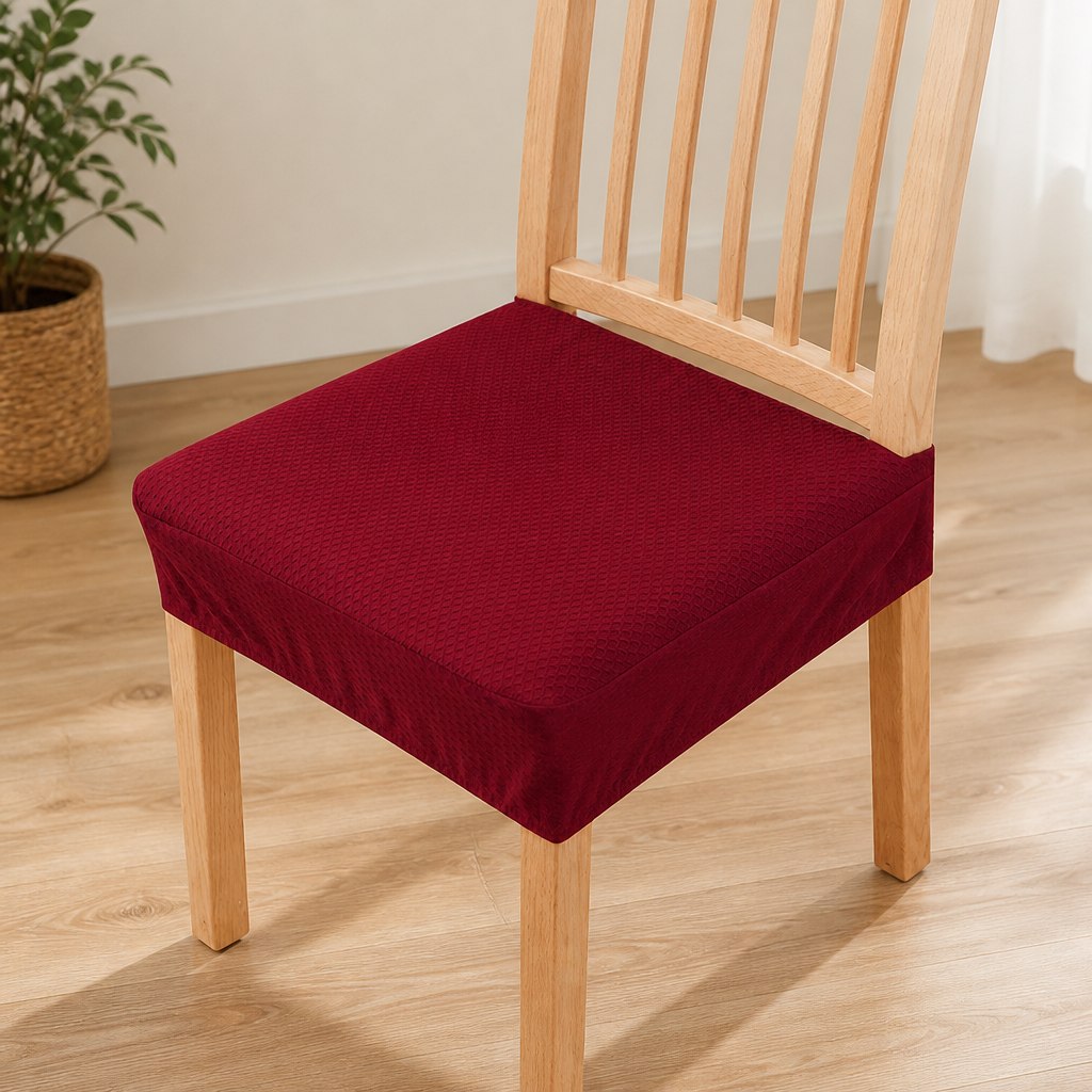 Waterproof Stretch Woven Chair Covers, Slip-Resistant Jacquard Polyester 14