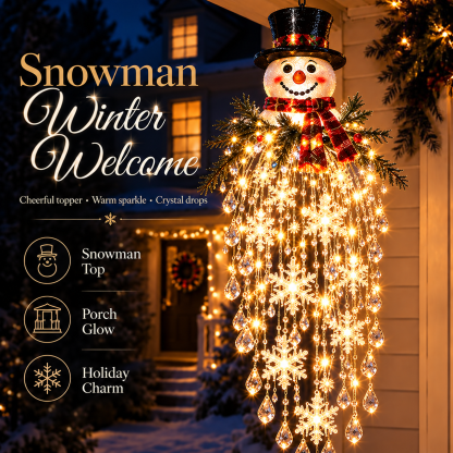 Hanging Outdoor Christmas Lights, Battery LED with Crystal Accents and Remote 19