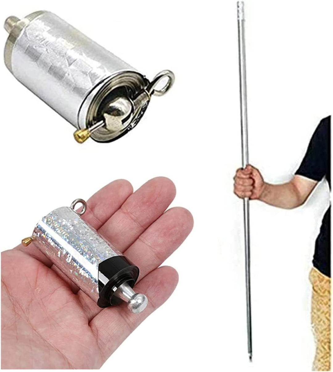 Extendable Steel Magic Wand with Silver Finish for Stage Illusions 6