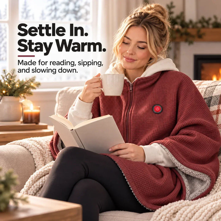 Wearable Heated Blanket with USB Power and 3 Heat Levels 10