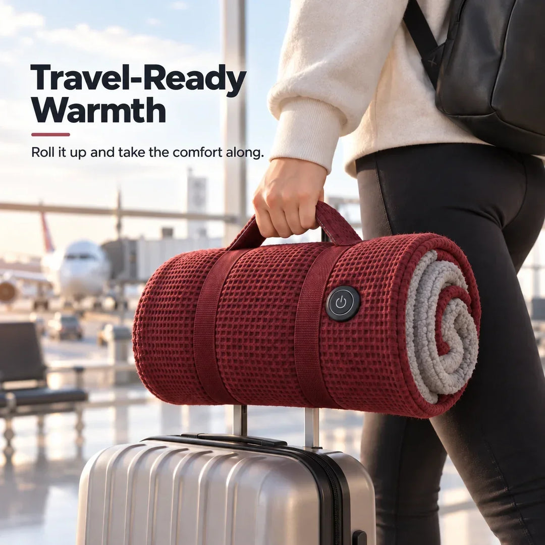 Wearable Heated Blanket with USB Power and 3 Heat Levels 2