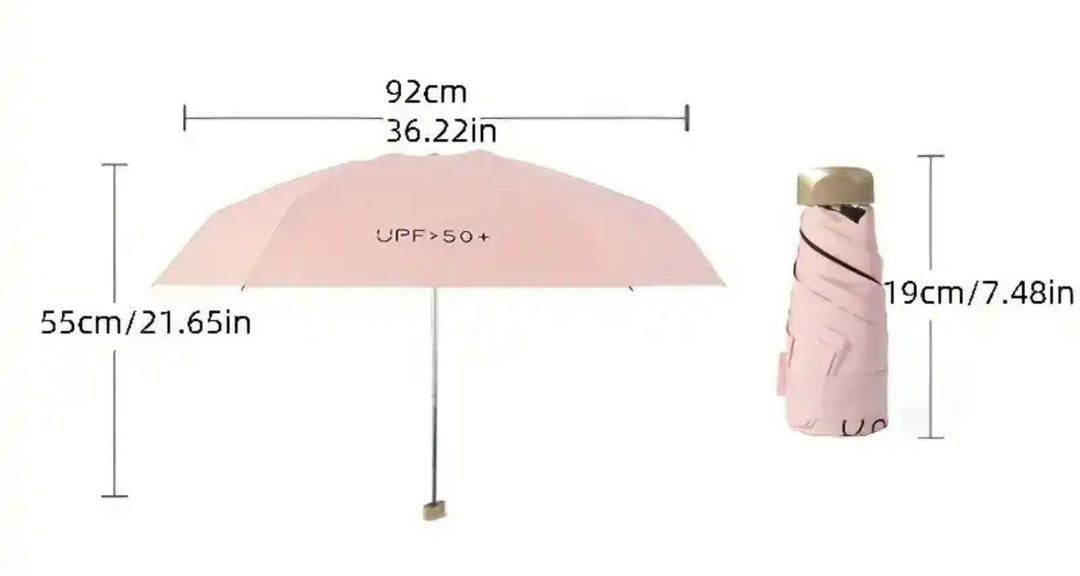 Compact Mini Pocket Umbrella with UV Protection 2