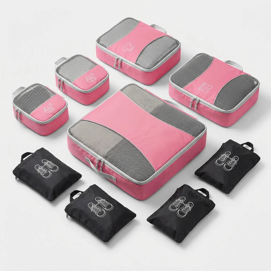 9 piece Luggage Packing Cube Set - Voyaza