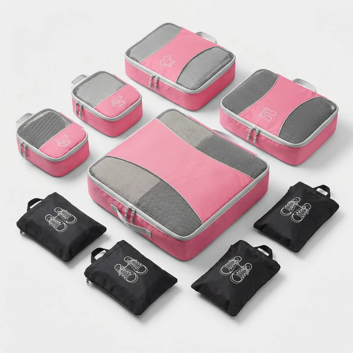 9 piece Luggage Packing Cube Set - Voyaza