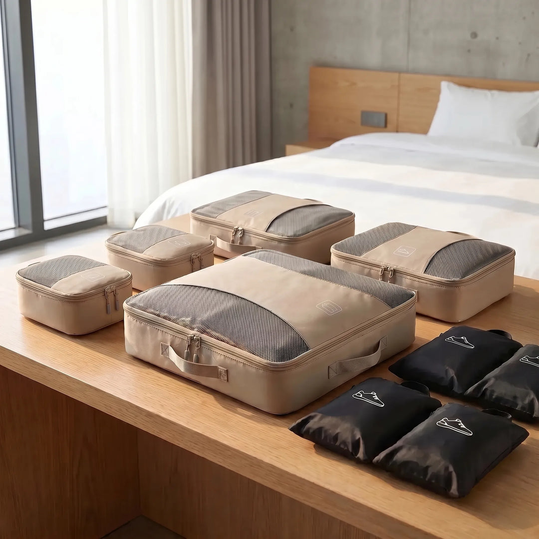 9 piece Luggage Packing Cube Set - Voyaza