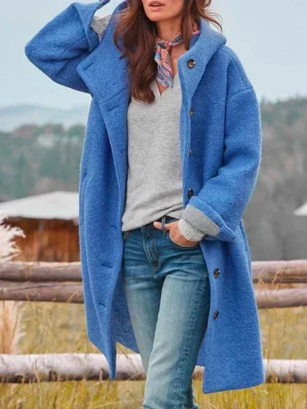 Women's Warm Winter Coat with Pockets - Stylish Everyday Outerwear 4