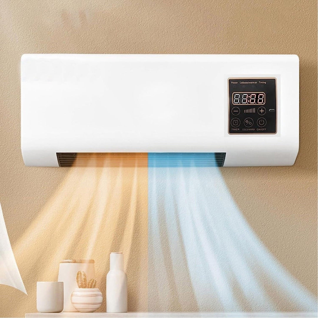 4-in-1 Ductless Wall AC Unit – Cool, Heat, Fan, Dry, Quiet Timer 2