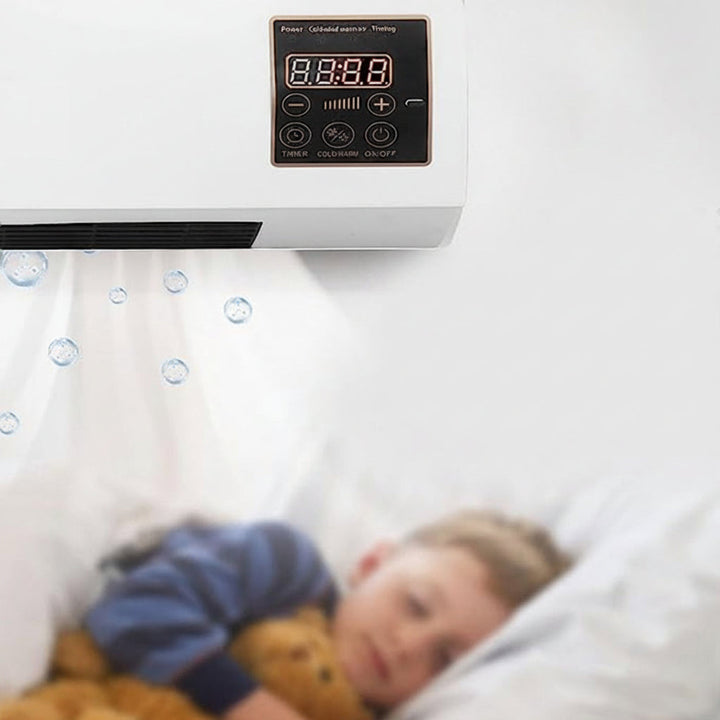 4-in-1 Ductless Wall AC Unit – Cool, Heat, Fan, Dry, Quiet Timer 4