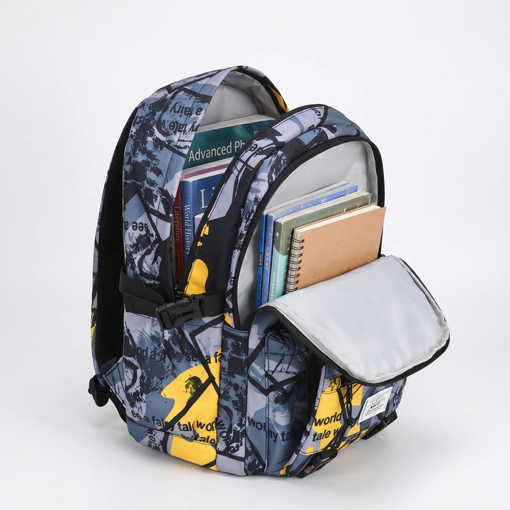 Abstract Print School Backpack - Scholum