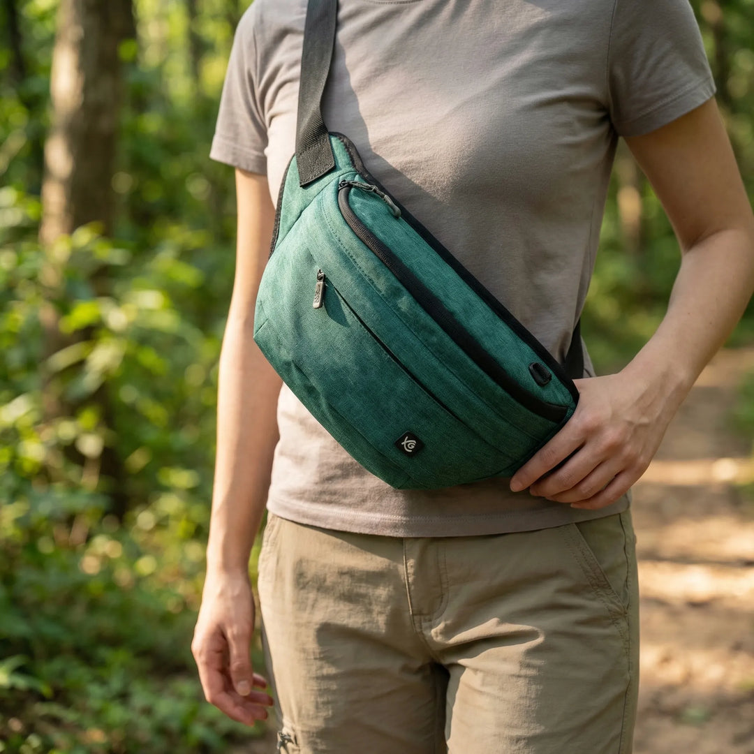 Multi-Compartment Adjustable Sling Bag - Slingova