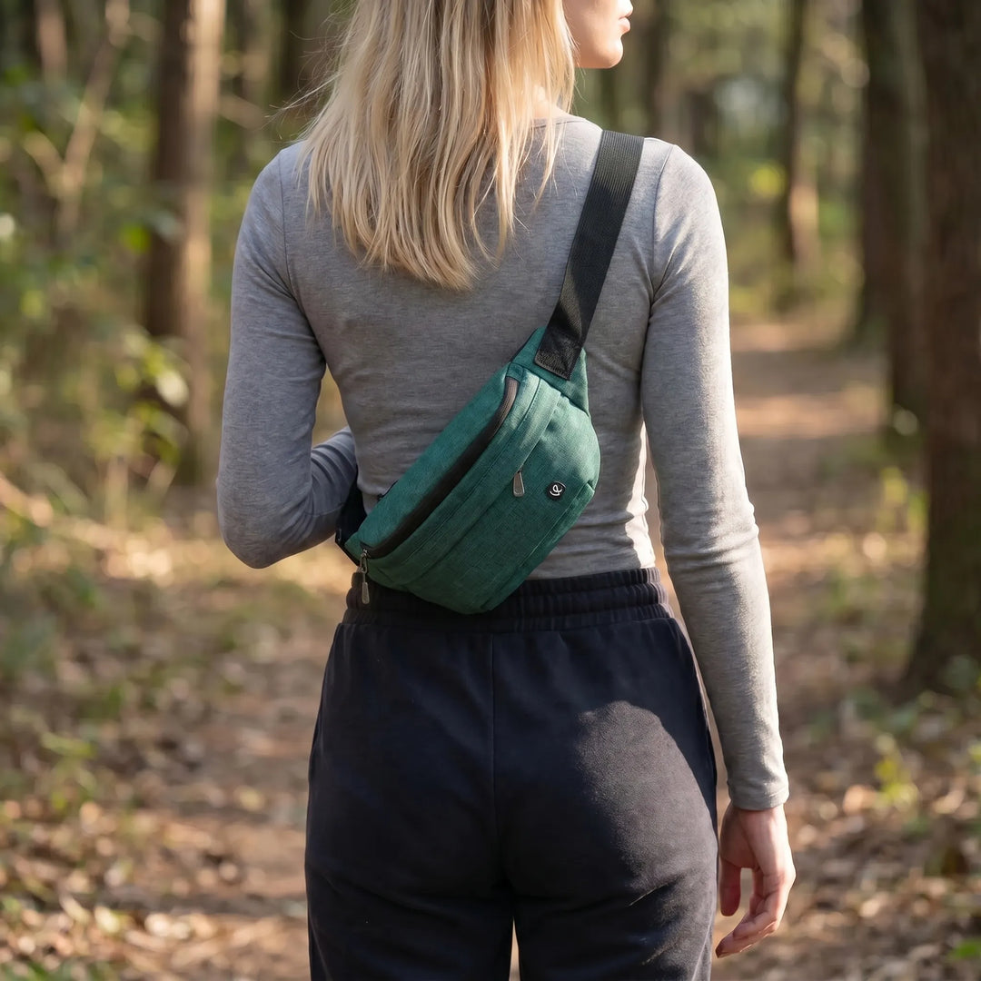 Multi-Compartment Adjustable Sling Bag - Slingova