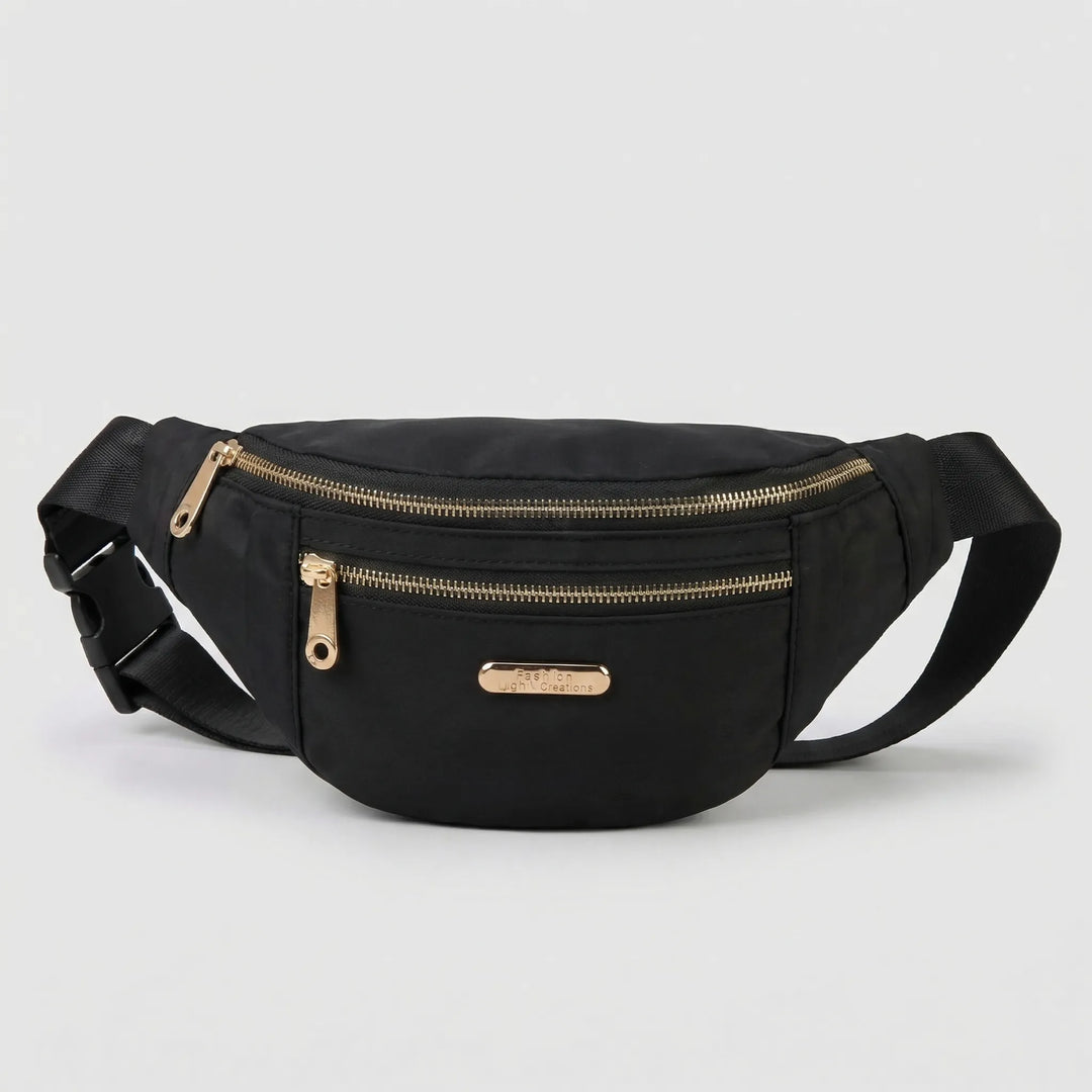 Compact Three-Zip Crossbody Bum Bag - Slingvara