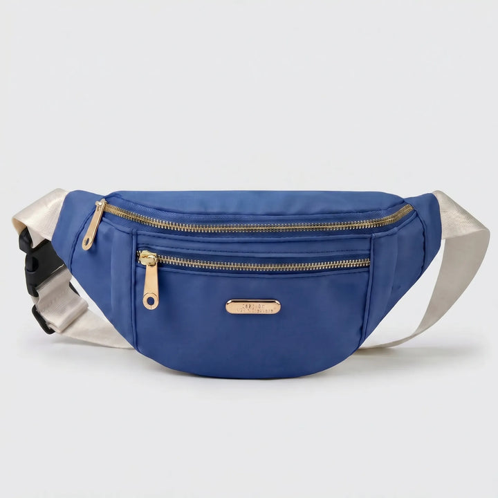 Compact Three-Zip Crossbody Bum Bag - Slingvara
