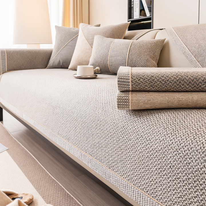 Non-Slip Stretch Couch Cover Protector for Sofas 4